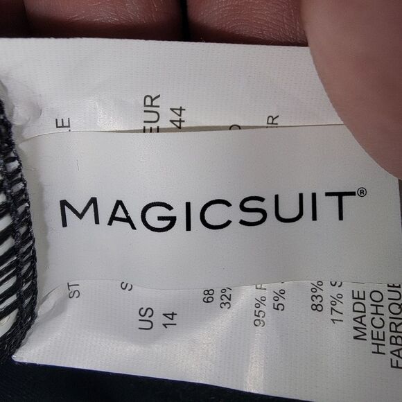 MAGICSUIT Nwot Aubrey Draped Halter One-Piece Swimsuit Cobalt 14 - Picture 9 of 11